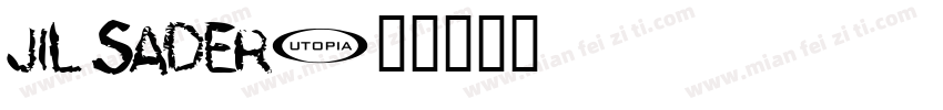 JIL SADER字体转换